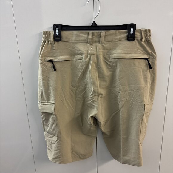Little Donkey Andy DryTech Cargo Shorts Stretch UPF 50+ Tan Sz M NWT - Picture 6 of 7